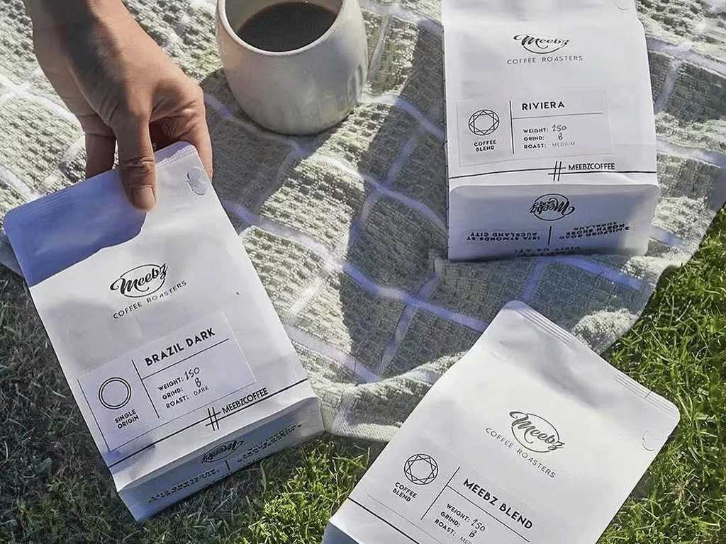 Compostable coffee packaging used by coffee brands to enhance sustainability and brand value