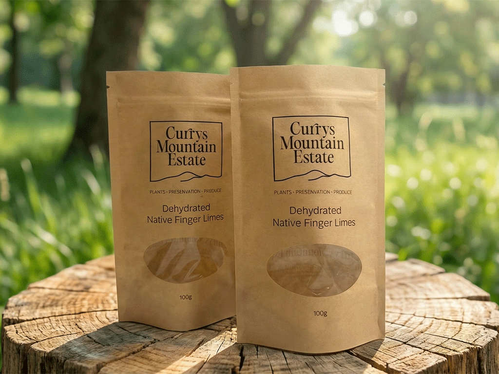 brown kraft paper coffee bags with simple branding for specialty coffee