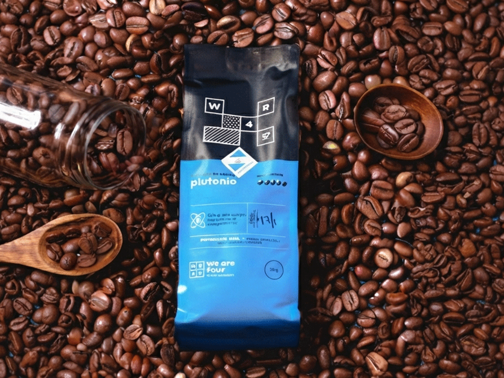 What_Your_Coffee_Bag_Manufacturer_Needs_Before_Production_1 Premium printed custom coffee bag manufacturer product surrounded by fresh beans