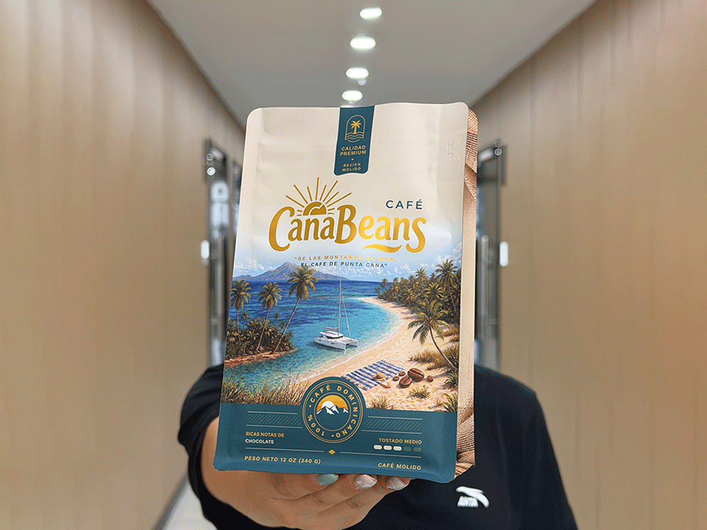How_to_Make_Coffee_Packaging_Designs_More_Cost-Effective_1 Illustrated coffee bag featuring colorful coffee packaging designs